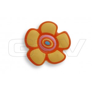 CHILD RUBBER KNOB - FLOWER