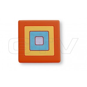 CHILD RUBBER KNOB - SQUARE