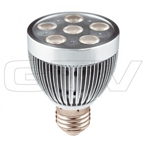 LED LAMP LIGHT-BULB, WARM WHITE, (6 DIODE), 60°, 7W