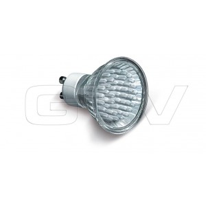 LIGHT-BULB LED GU10, 48 DIODES, 3 W 230V