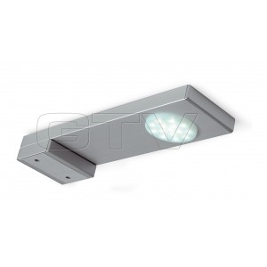 LED LAMP VITORIA TOP CABINET, 218 MM, 1X15 DIODES,COLD WHITE, DC12V, ALUMINUM