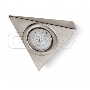 LED LAMP WITHOUT SWITCH, STAINLESS STEEL, 12V, 1W, 18 DIODE, WARM WHITE