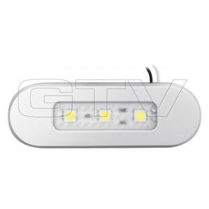 LED LAMP MARTOS, 12V, 3 DIODES, COLD WHITE, ALUMINUM