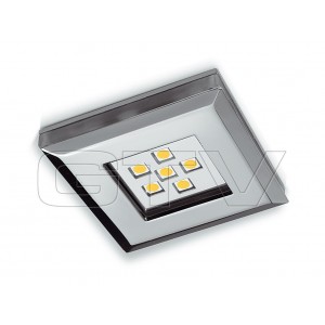 LED LAMP PALERMO KP, 12V, 1,8W, 6 SMD, 120°, WARM WHITE, CHROM