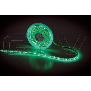 LED STRIP SMD 3528, 5 M, 600 LED LAMP, DC12V, MAX.LOAD 1 M 8W, GREEN, WATER RESISTANT