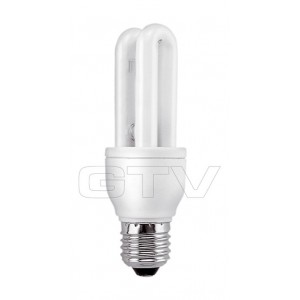 ENERGY SAVING COMPACT LIGHT-BULB 2U T3, 11W, 2700K, E27, 230V