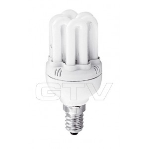 ENERGY SAVING COMPACT LIGHT-BULB 6U T2, 11W, 2700K, E14, 230V