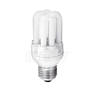 ENERGY SAVING COMPACT LIGHT-BULB 6U T2, 15W, 2700K, E27, 230V