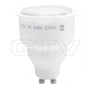 COMPACT LIGHT-BULB GU10, 9W, 2700K